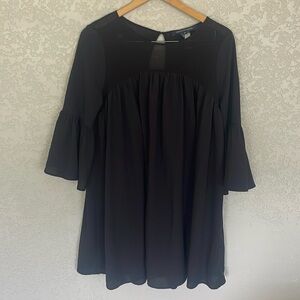 French Connection Black Baby Doll Dress